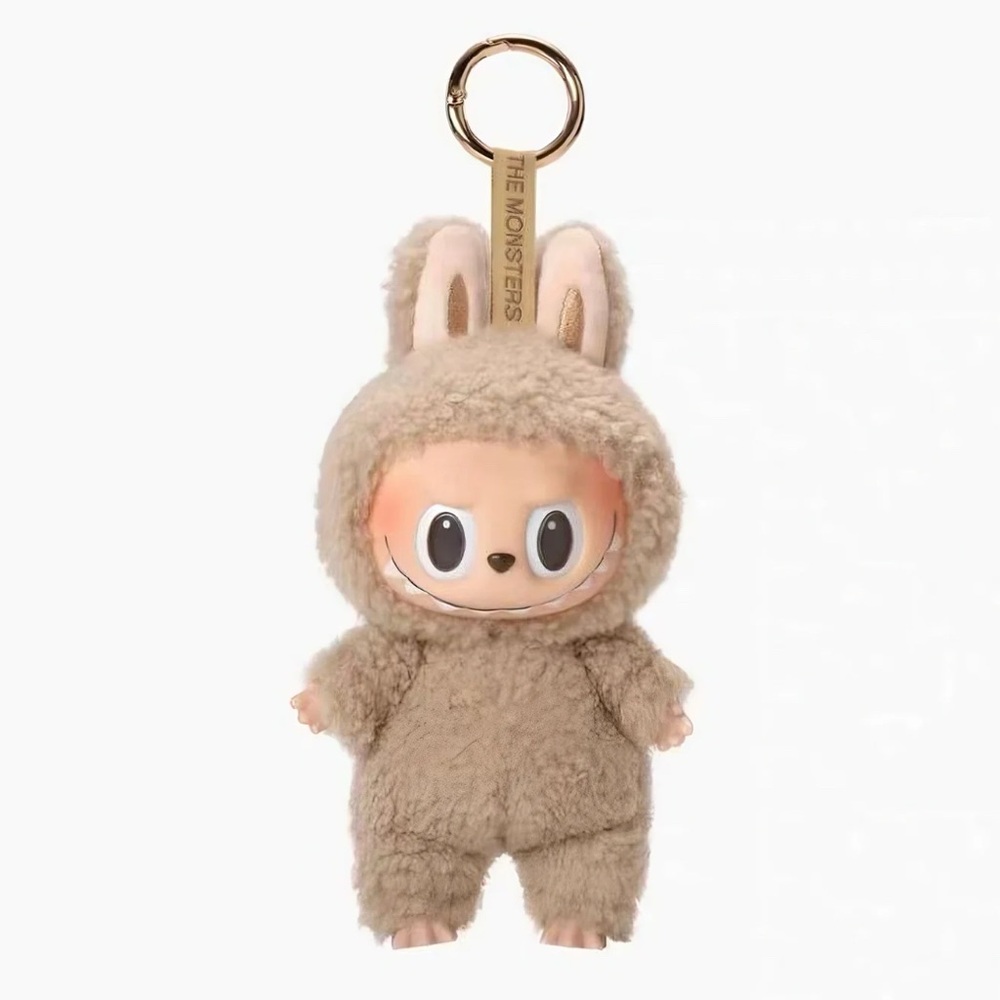 AUTHENTIC POP MART LABUBU The Monsters Exciting Macaron Pendant in Toffee